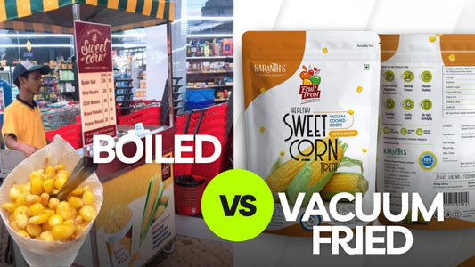 Boiled vs. Vacuum-Fried Sweet Corn: A Comparison of Classic and Modern Snacks