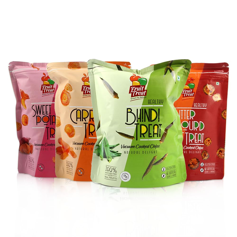 Vacuum Fried Veggies Combo Pack of 4
