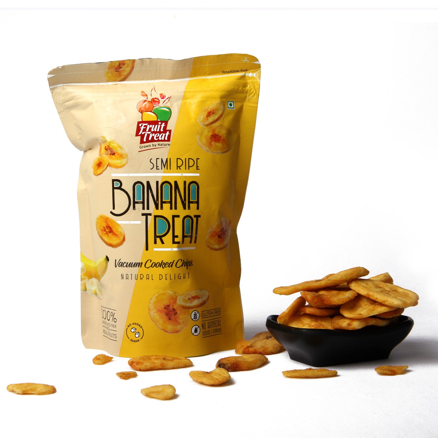 Vacuum Fried Fruits Combo Pack of 4 - Total 220 gms