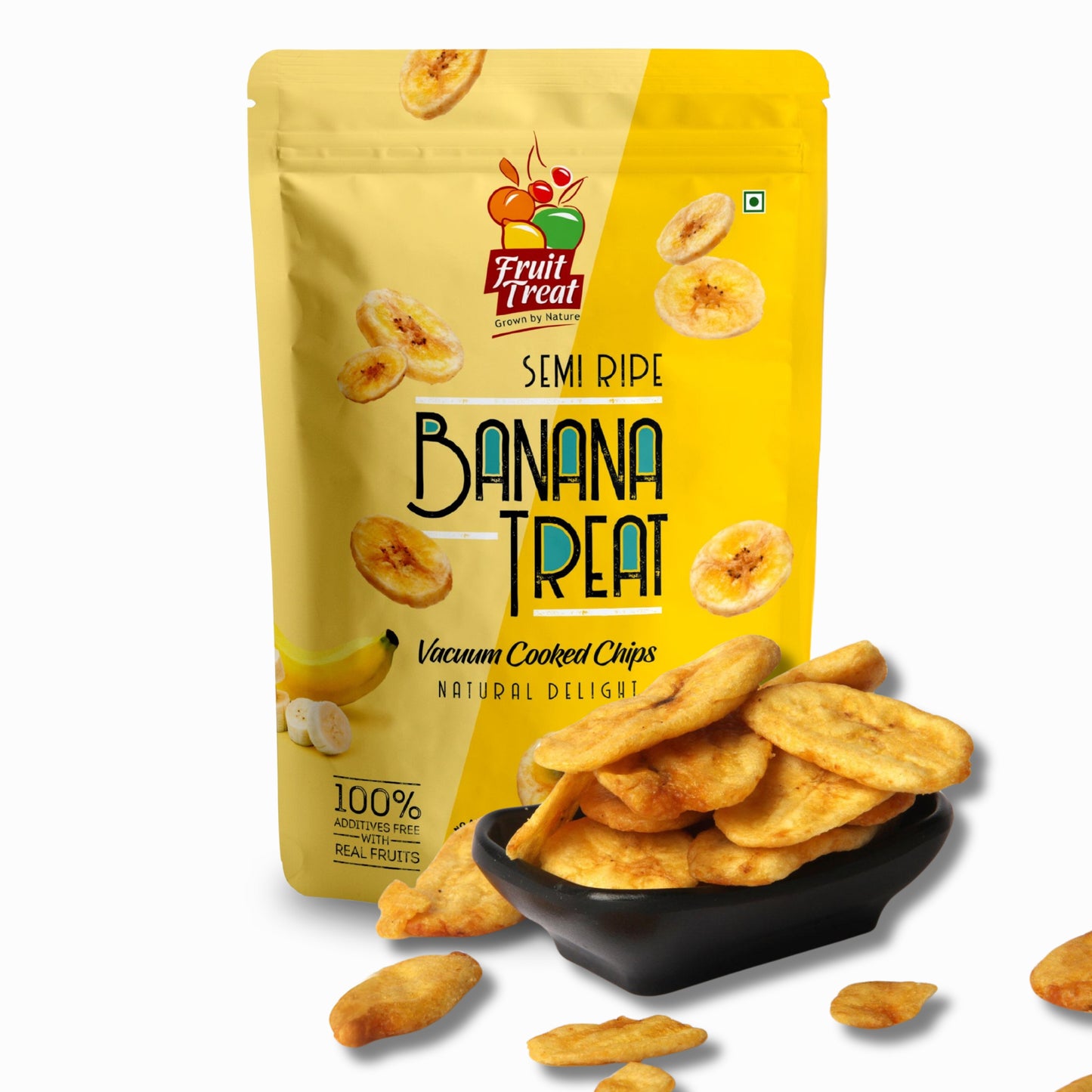 Vacuum Fried Banana Treat - 60 gms