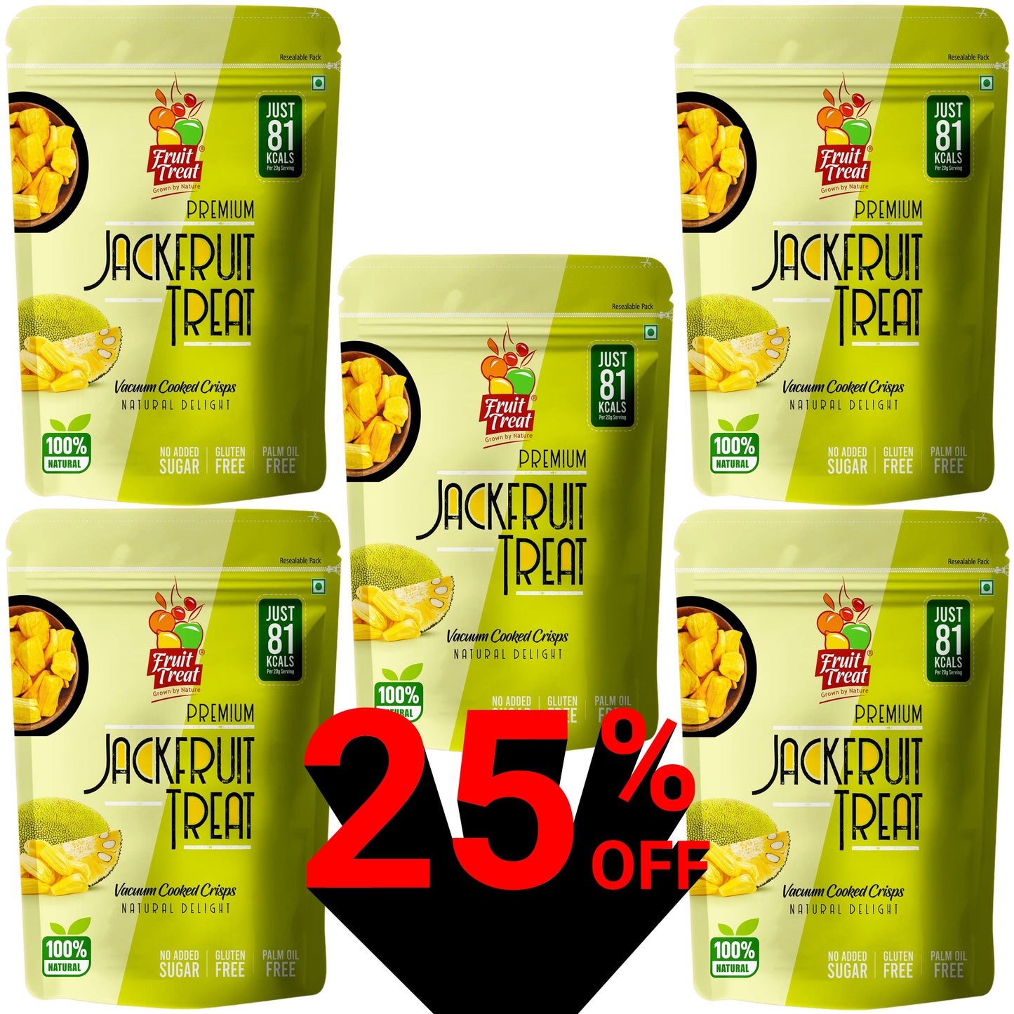 Vacuum Fried Jackfruit Treat - 50 gms