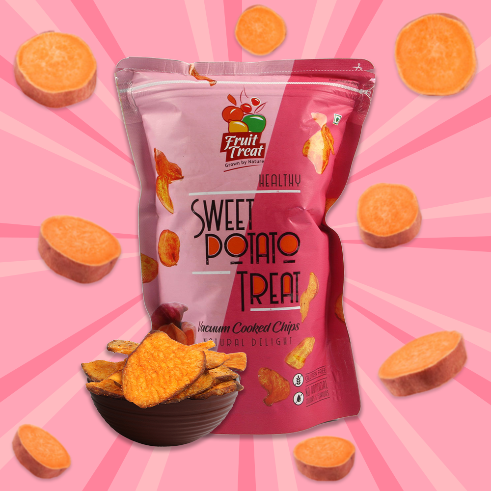 Vacuum Fried Sweet Potato Treat - 60 gms