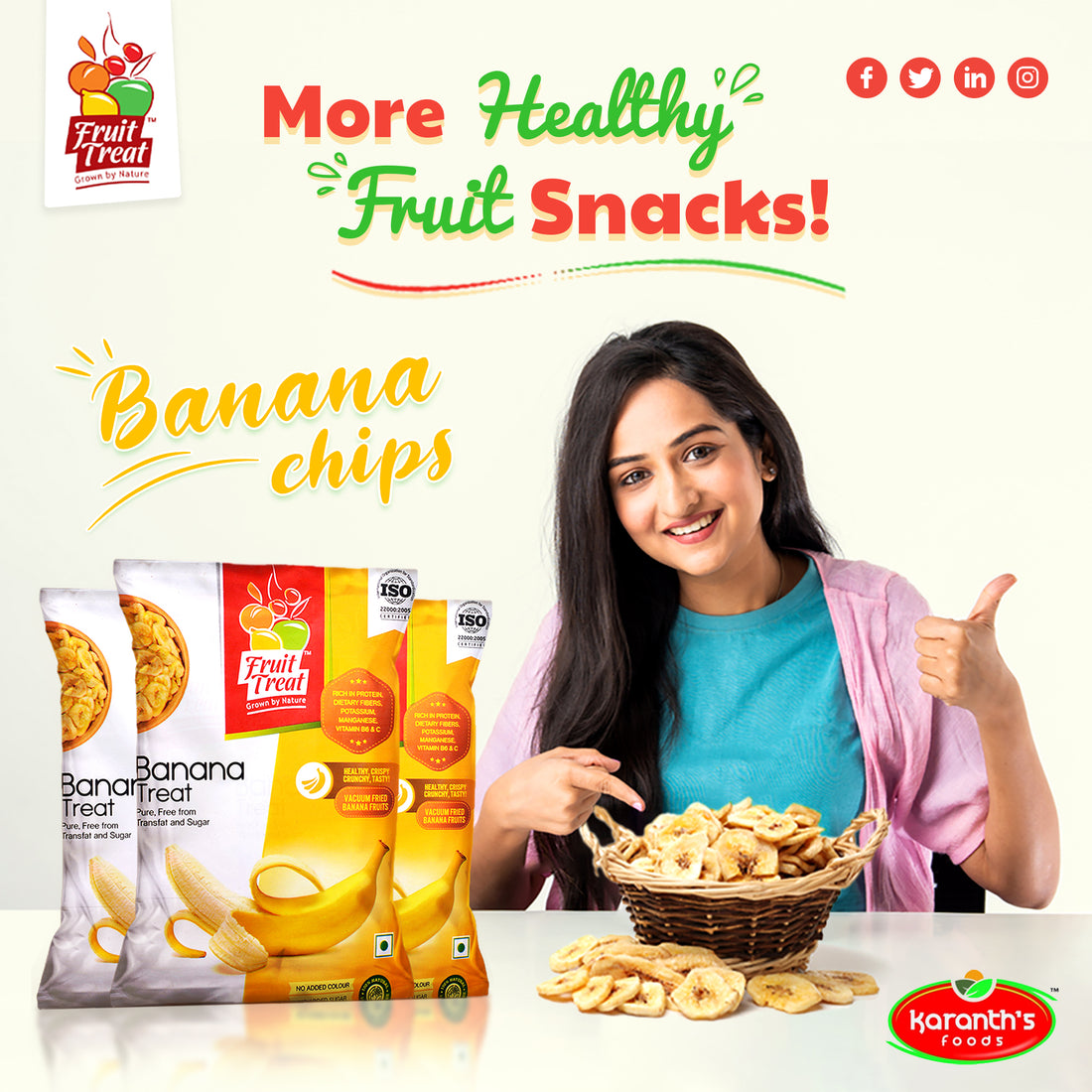 Banana Chips - More Healthy Fruit Snacks