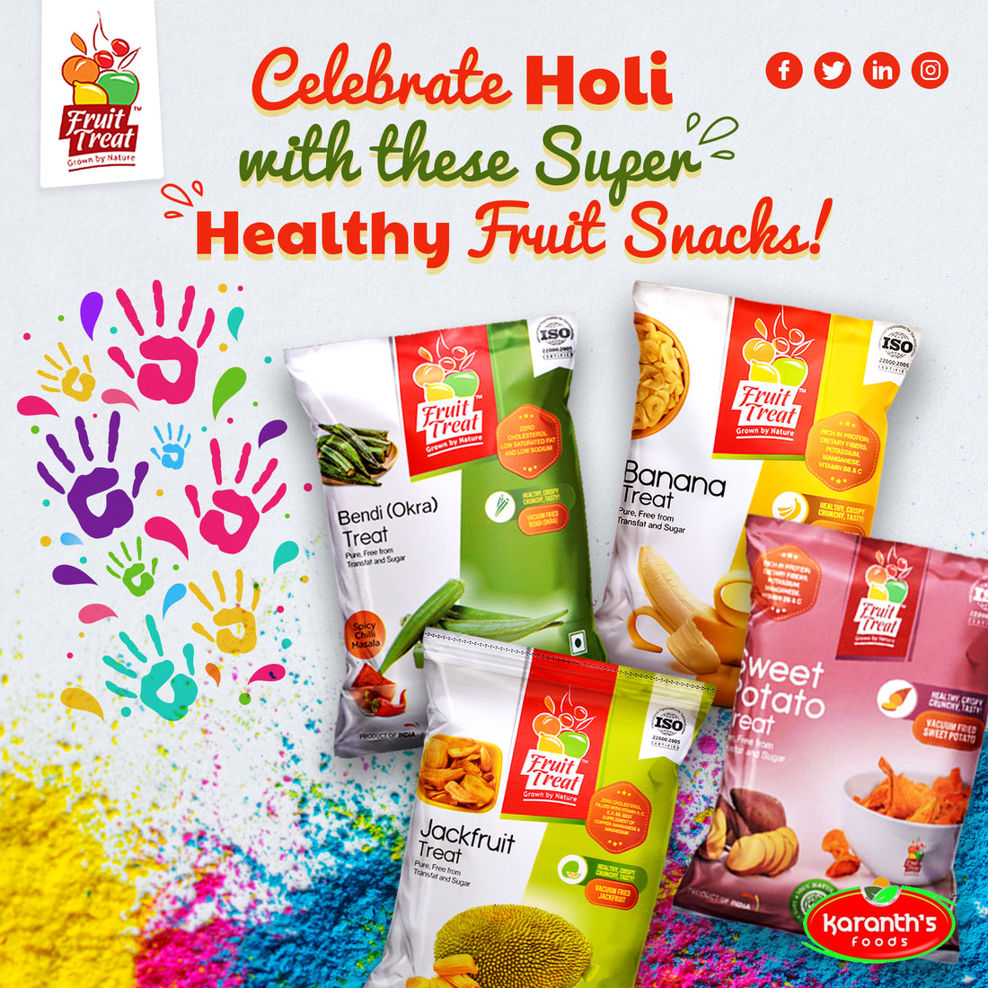 Celebrate Holi with these Super Healthy Fruit Snacks!