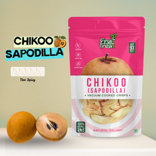 Vacuum Fried Chikoo (Sapodilla) - 40 gms
