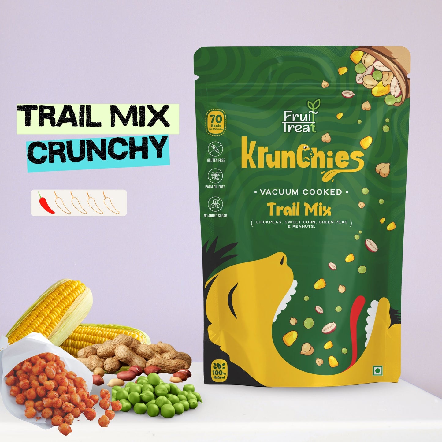 Vacuum Fried Trail Mix - 70 gms