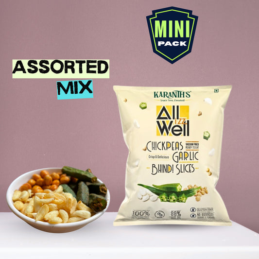 All Izz Well Chickpeas, Garlic, Bhindi Slices - 40 Gms