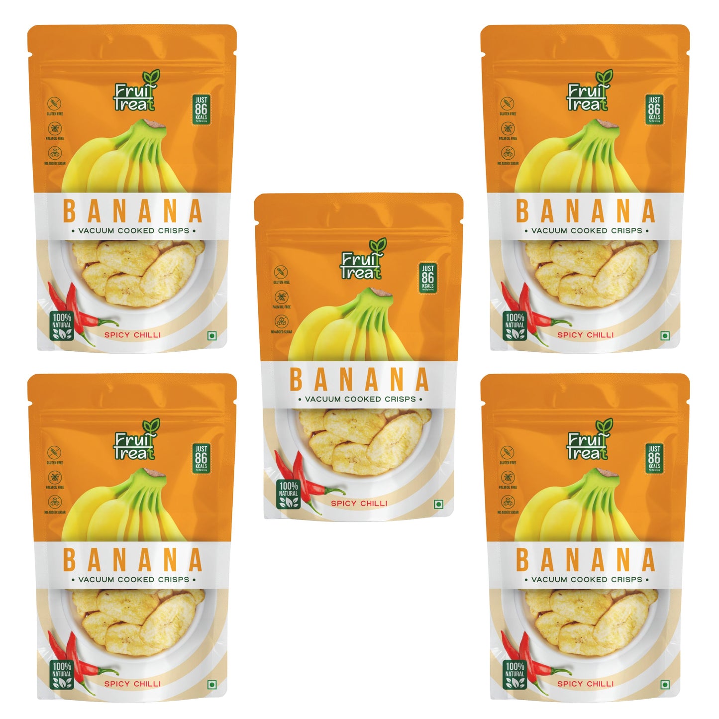 Vacuum Fried Bananna Chilli - 50 gms