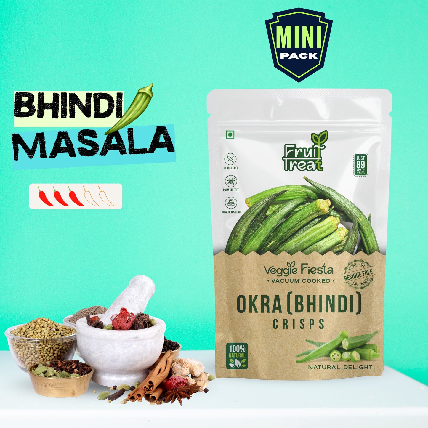 Mini Pack Bhindi Crisps- 20 gms