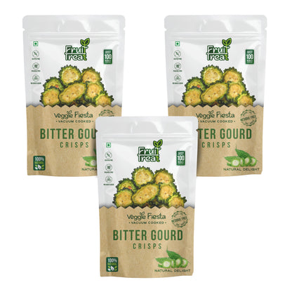 Vacuum Fried Bitter Gourd Crisps - 40 gms