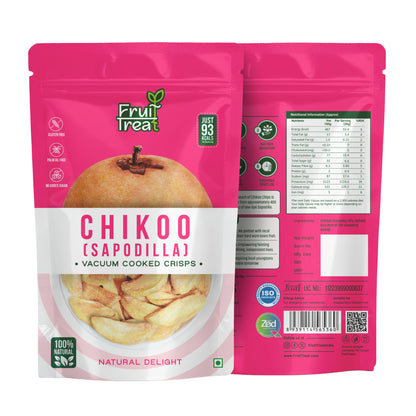 Vacuum Fried Chikoo (Sapodilla) - 40 gms