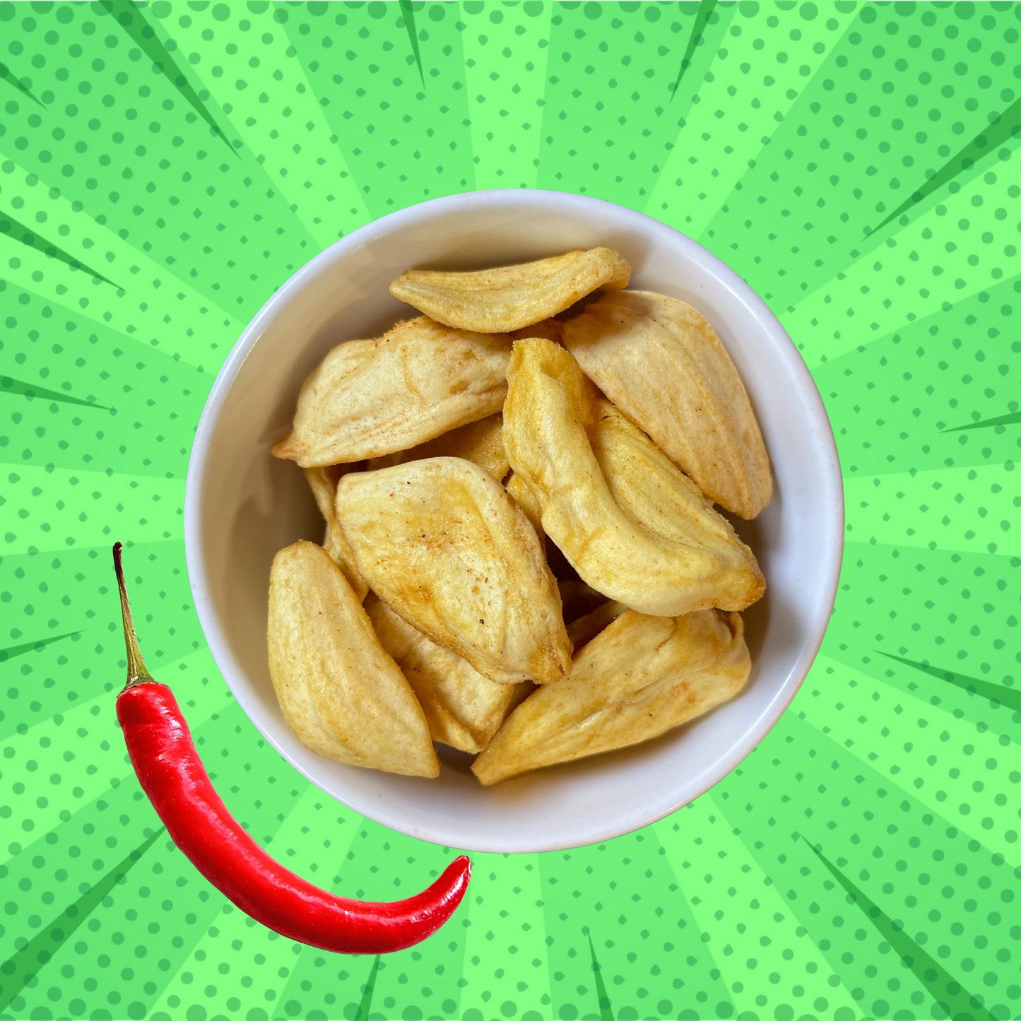 Vacuum Fried Jackfruit Chilli- 50 gms