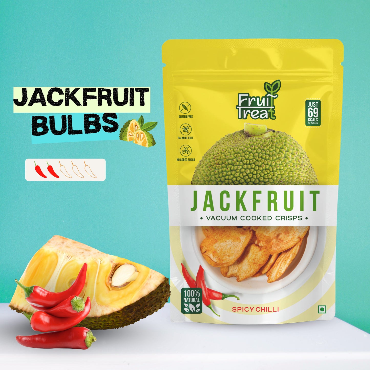 Vacuum Fried Jackfruit Chilli- 50 gms
