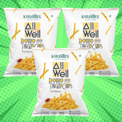 All Izz Well Potato Finger Chips - 35 gms