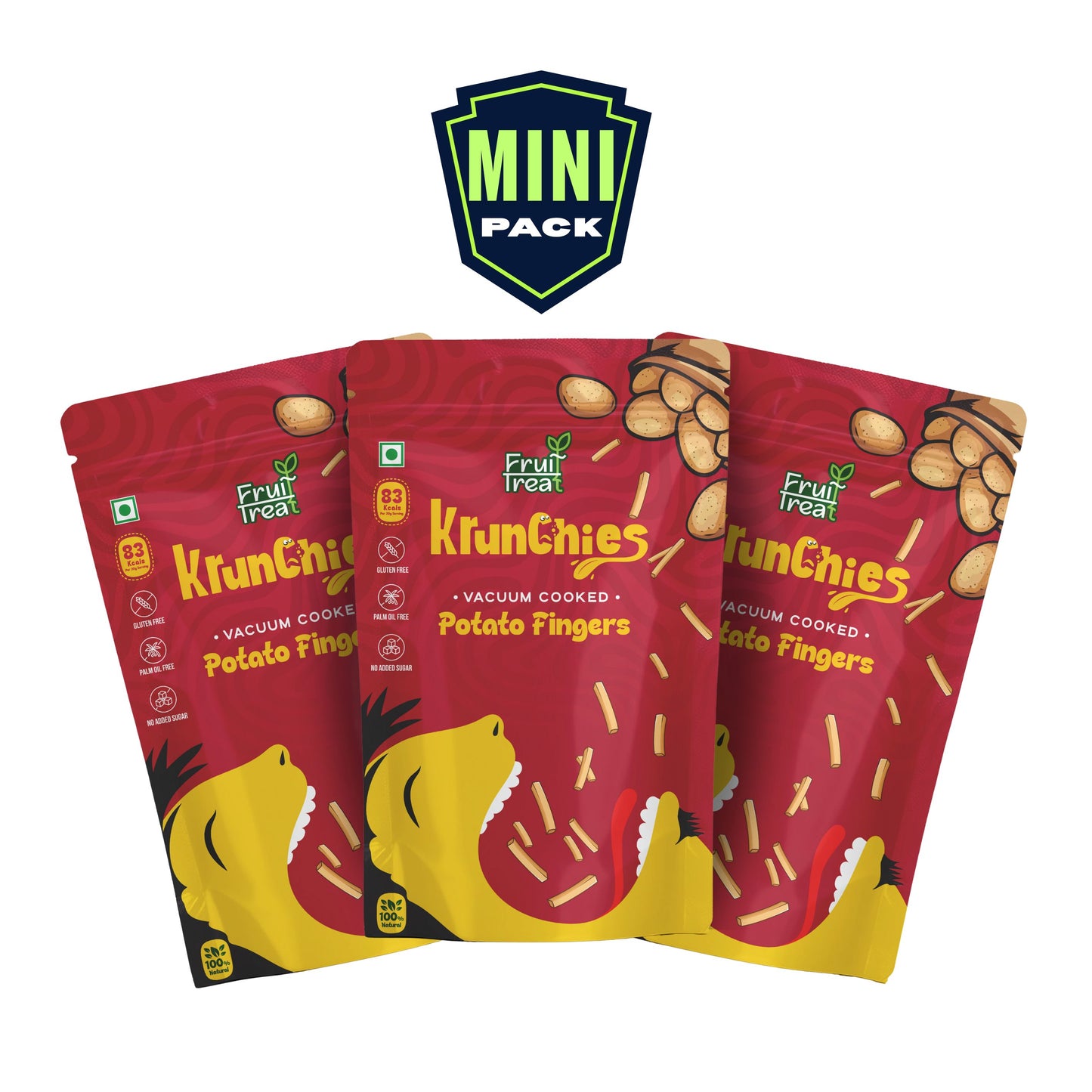 Vacuum Fried Potato Fingers - 30 gms