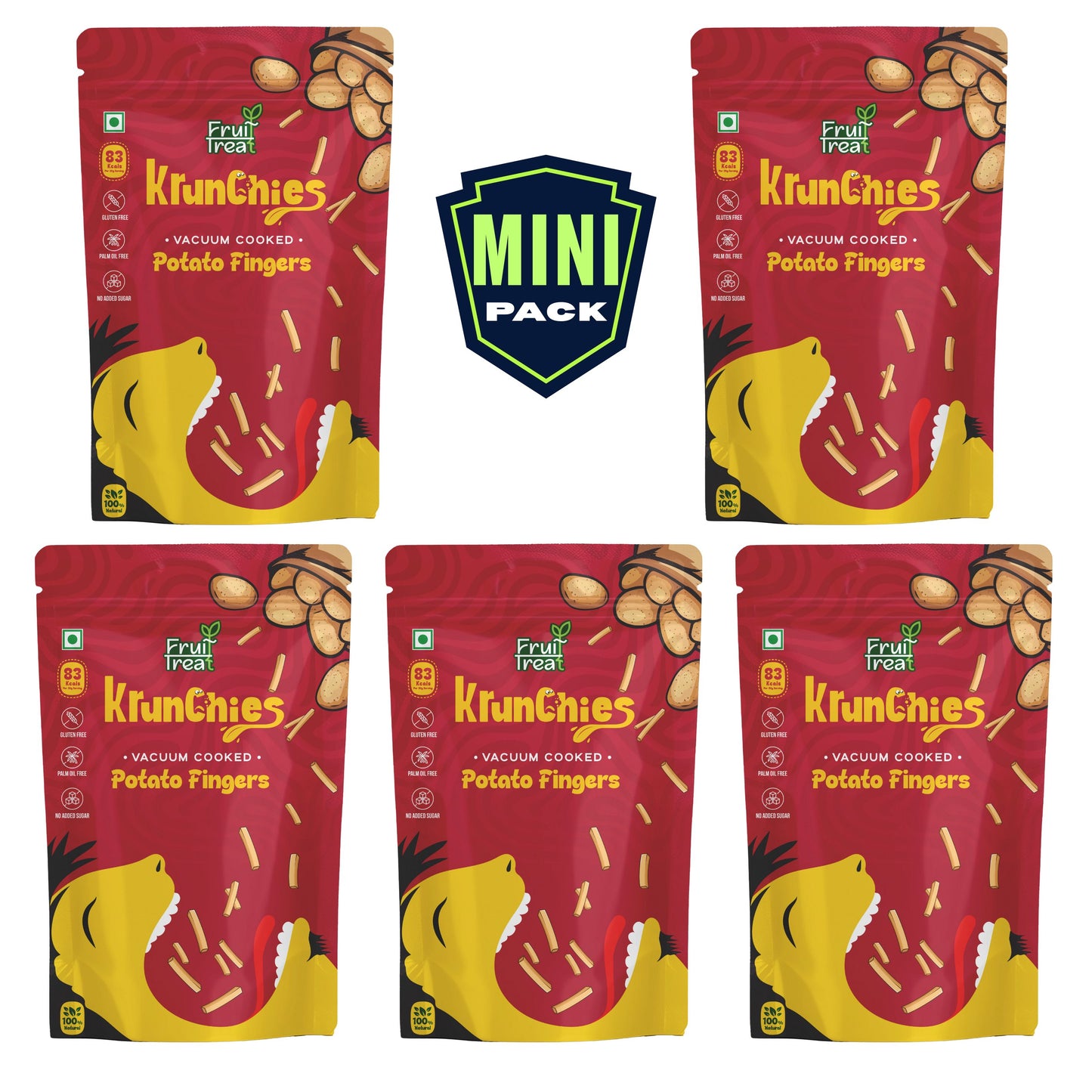 Vacuum Fried Potato Fingers - 30 gms