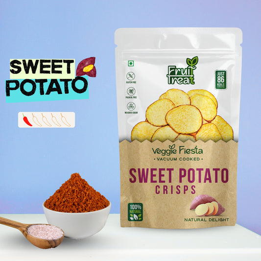 Vacuum Fried Sweet Potato Crisps - 60 gms