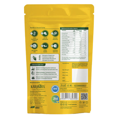 Vacuum Fried Sweet Corn - 40 gms