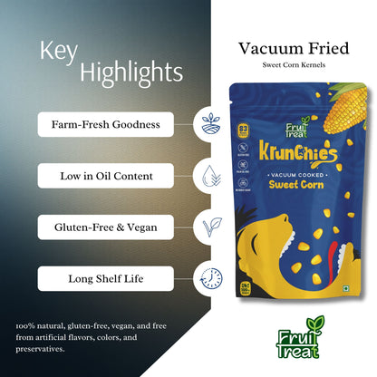 Vacuum Fried Sweet Corn - 40 gms