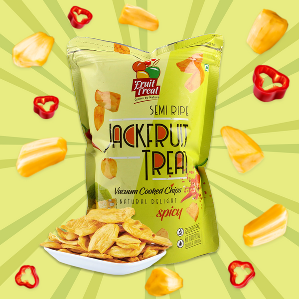 FruitTreat India Buy Spicy Jackfruit Chips Online