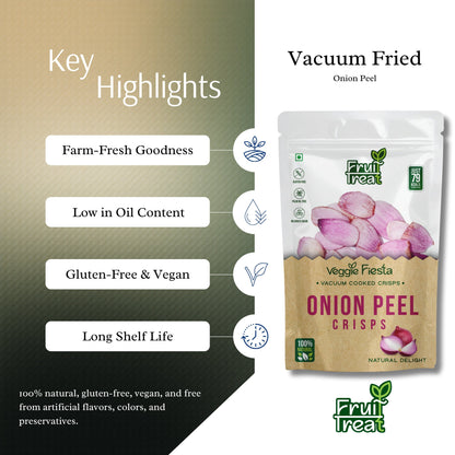 Vacuum Fried Onion Treat - 40 gms